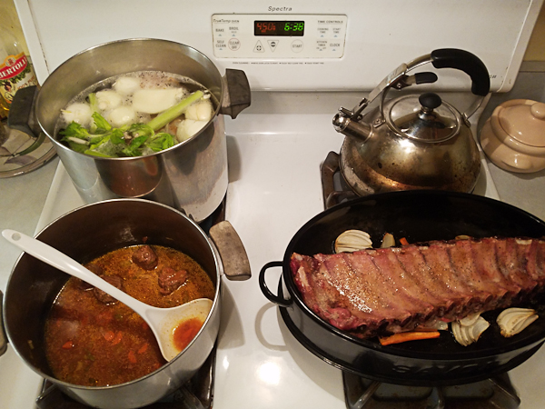 Homemade soup to restore bone loss after osteo myelitis